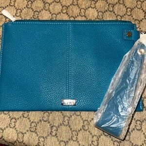 Thirty-One Via Noon Pebbled Pochette Wristlet